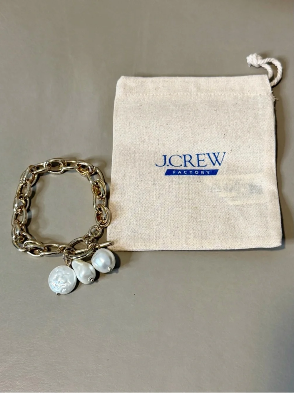 Lot of (3) J. Crew Bracelets and Necklace.